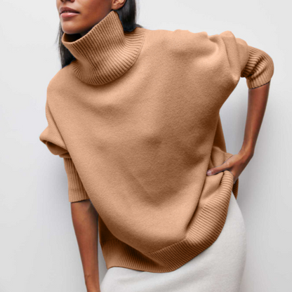 Berenice – Pullover med Høy Krage