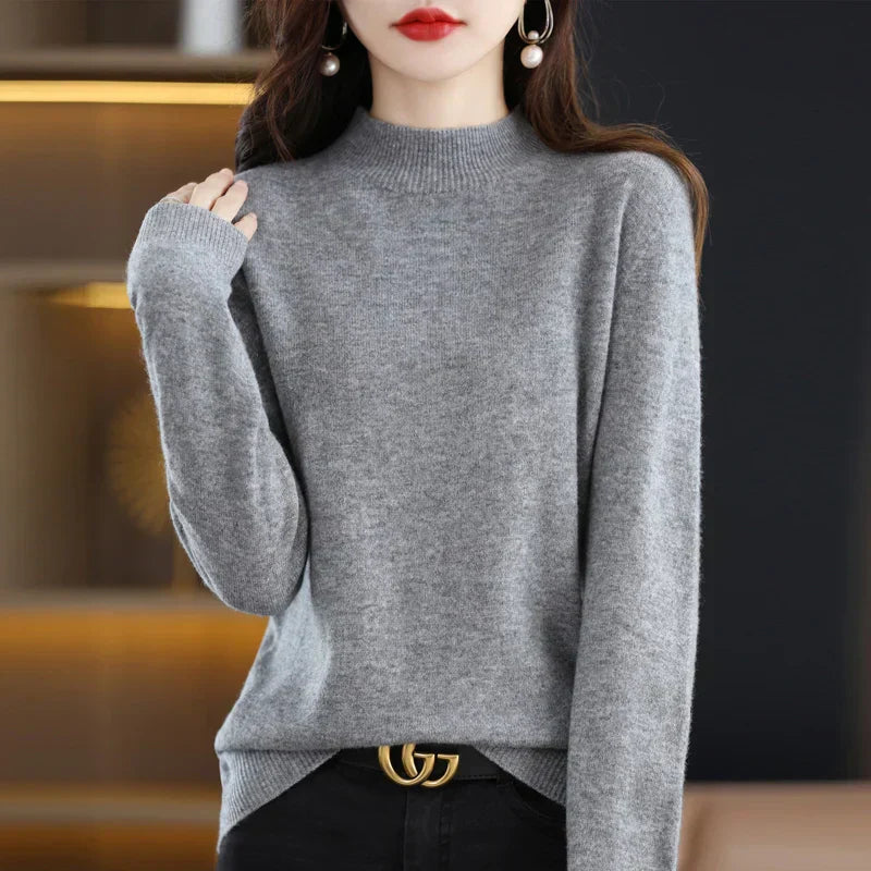 Carlotta – Elegant pullover med flette-mønster