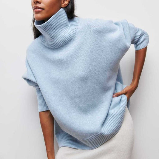 Berenice – Pullover med Høy Krage