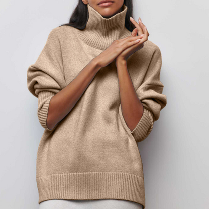 Berenice – Pullover med Høy Krage