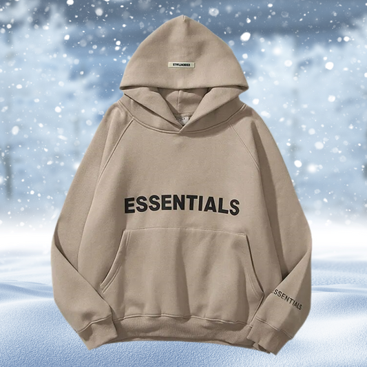 Essentials – Trykt Hettegenser i Oversize