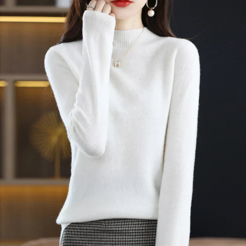Carlotta – Elegant pullover med flette-mønster