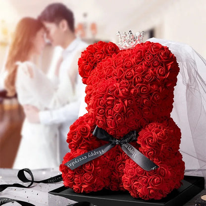 Adorbs – Rosen-Teddybjørn LED-Boks