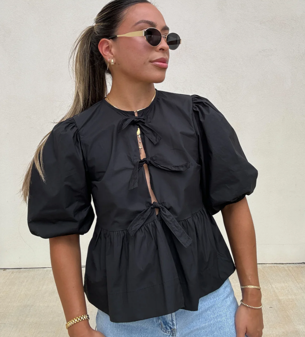 Marta – Bluse med Striper