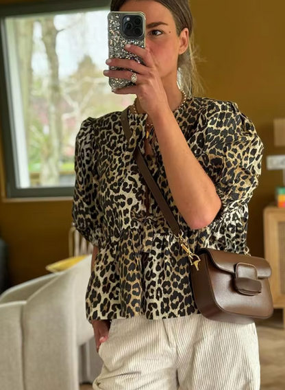 Marta – Bluse med Striper