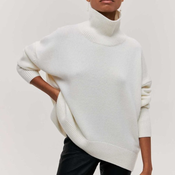 Berenice – Pullover med Høy Krage