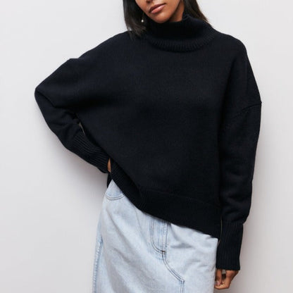 Berenice – Pullover med Høy Krage