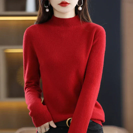 Carlotta – Elegant pullover med flette-mønster