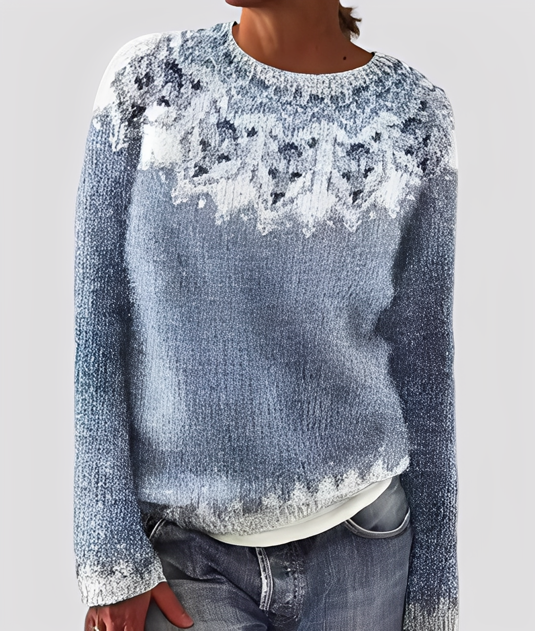 Christal - Stilig, løst snittet ullgenser for damer