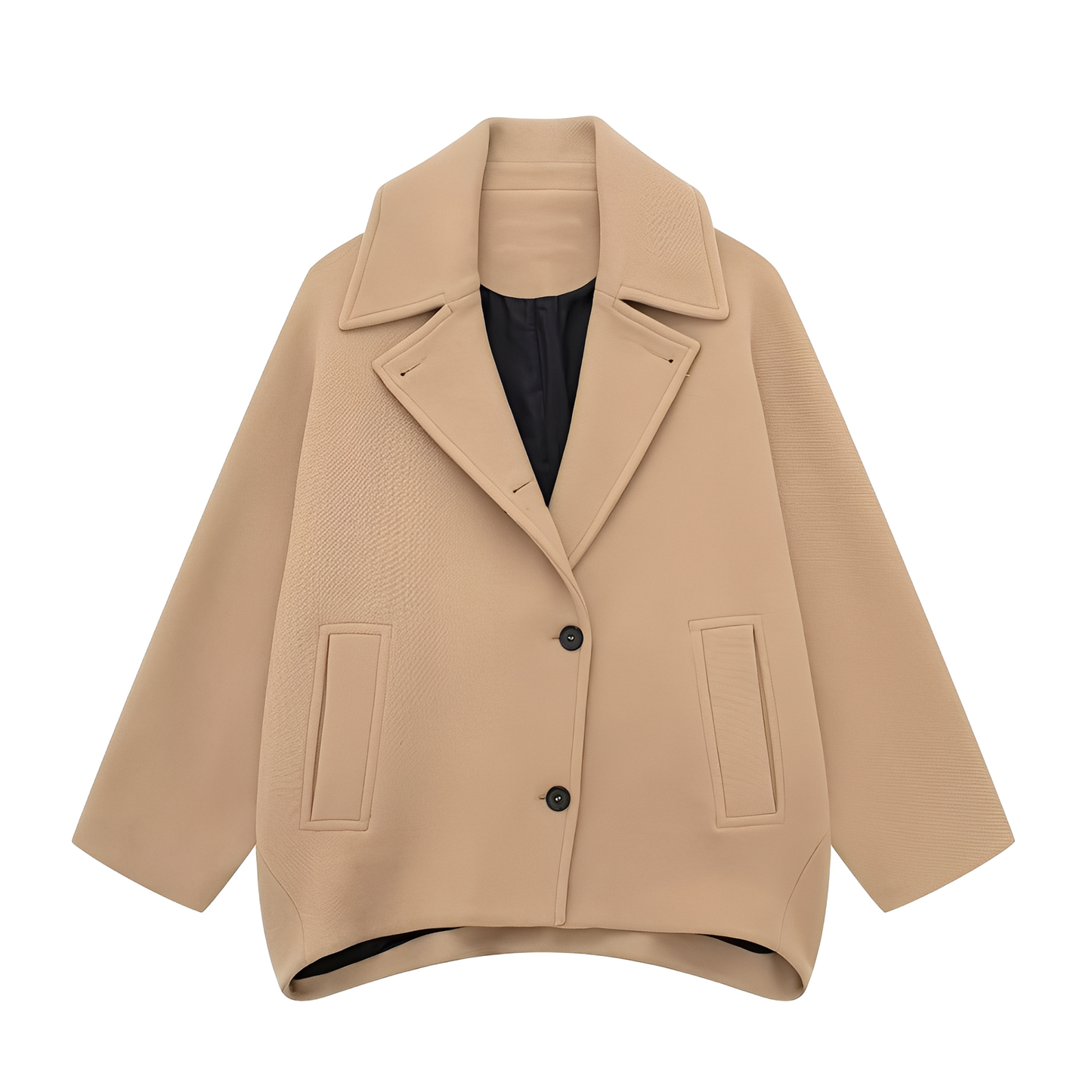 Rosalee - Elegant kort ullkåpe for damer