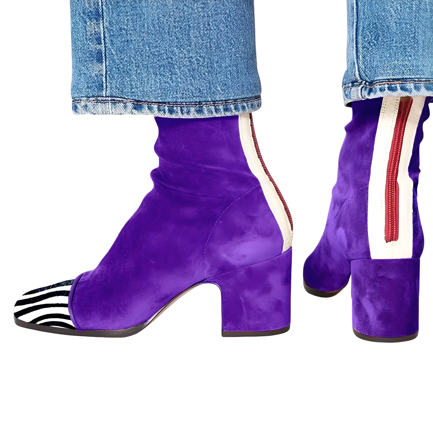 Juliana - Stilfulle støvletter med blokkhæl for damer