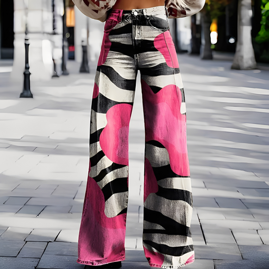 Briley - Stilfulle, elegante bukser med vide ben for damer