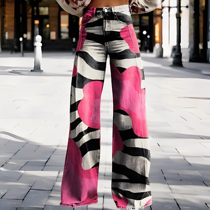 Briley - Stilfulle, elegante bukser med vide ben for damer