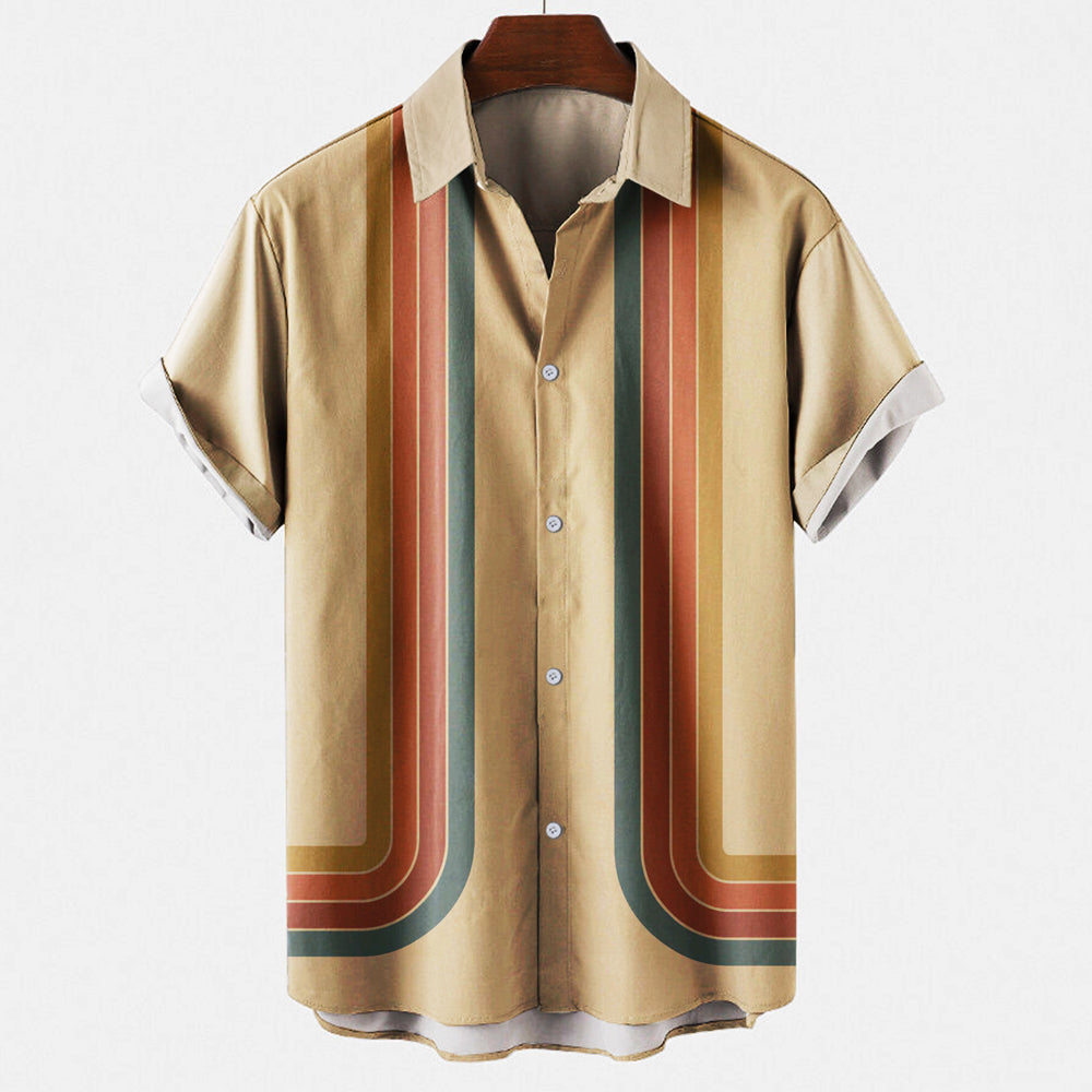 Milo – Retro-sommerskjorte med korte ermer