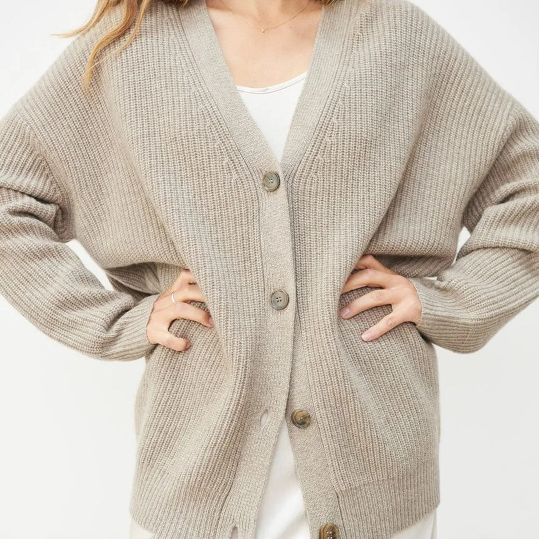 Leah – Ultralang Kasjmir-Cardigan