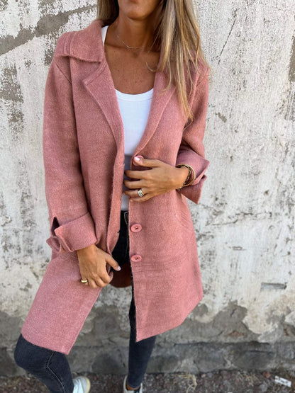 Diletta – Langer Strikkmantel