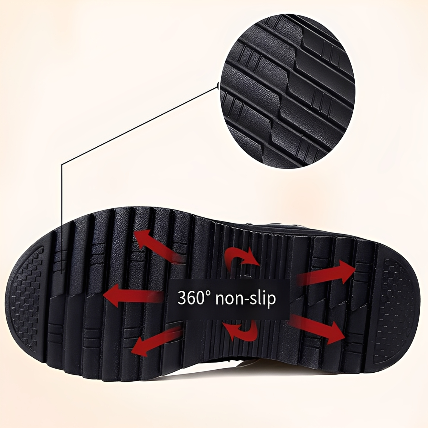 Fien - Ortopediske støvler i ekte skinn for kvinner