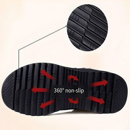 Fien - Ortopediske støvler i ekte skinn for kvinner