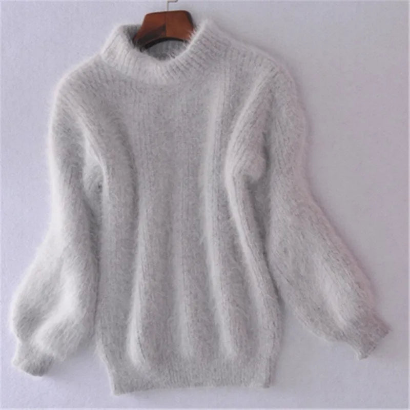 Brenda – Vintage genser i angora-stil