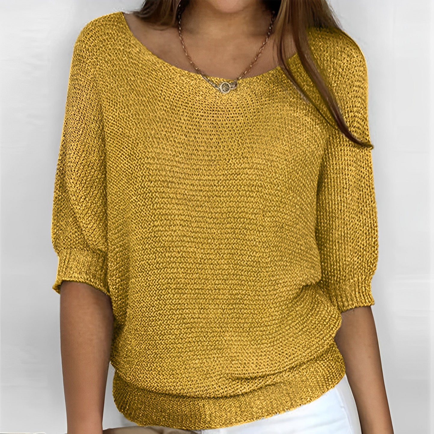 Leonie – Elegante Halter-Genser-Skjorte