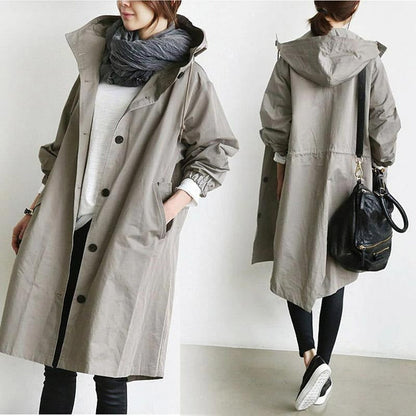 Maren – Trenchcoat Dame Lett Vanntett