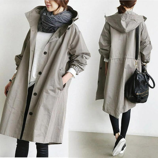 Maren – Trenchcoat Dame Lett Vanntett
