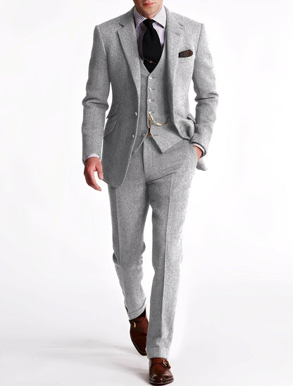 Desmond - Formell tredelt tweed-smoking for herrer