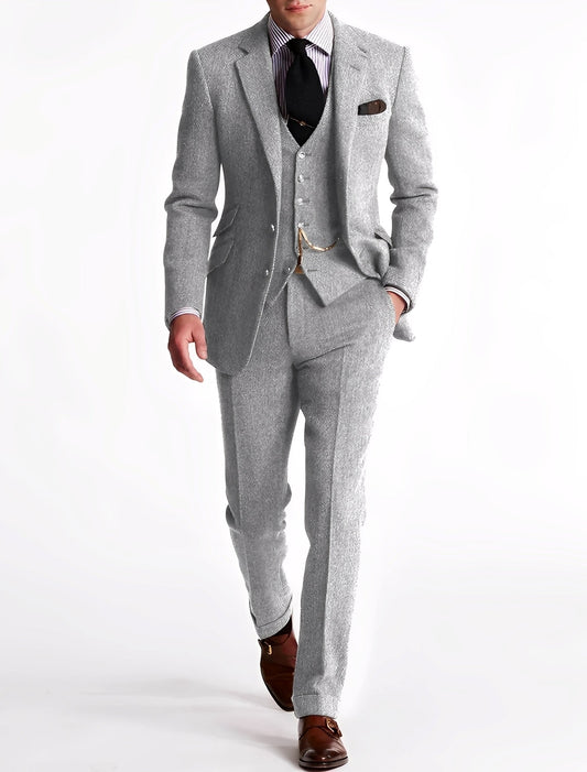 Desmond - Formell tredelt tweed-smoking for herrer