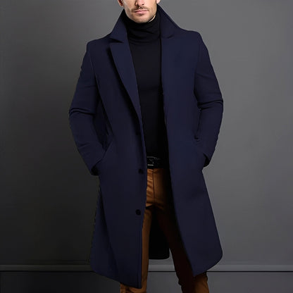 Tucker - Elegant ull-trenchcoat for herrer