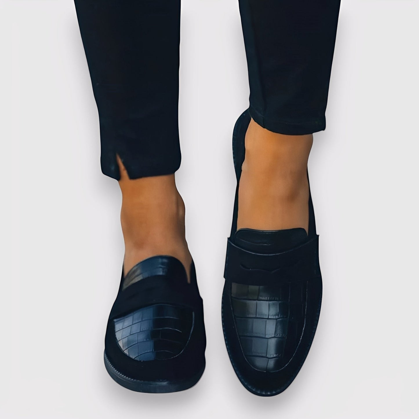 Alannah - Formelle lærloafers for kvinner