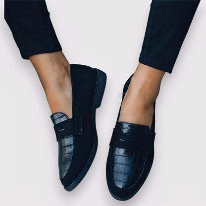 Alannah - Formelle lærloafers for kvinner