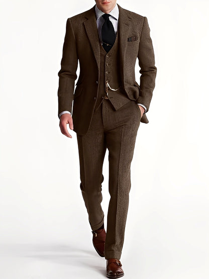 Desmond - Formell tredelt tweed-smoking for herrer