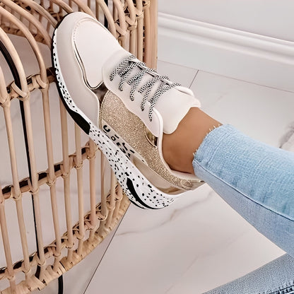 Penelope - Komfortable sneakers med kilehæl for damer