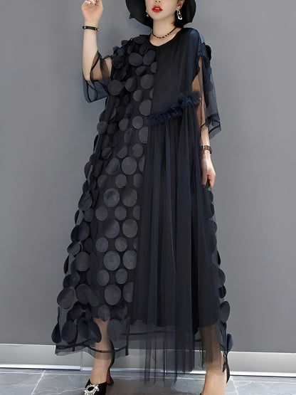 Kassandra - Elegant Tyll-Party-Kjole til Damer