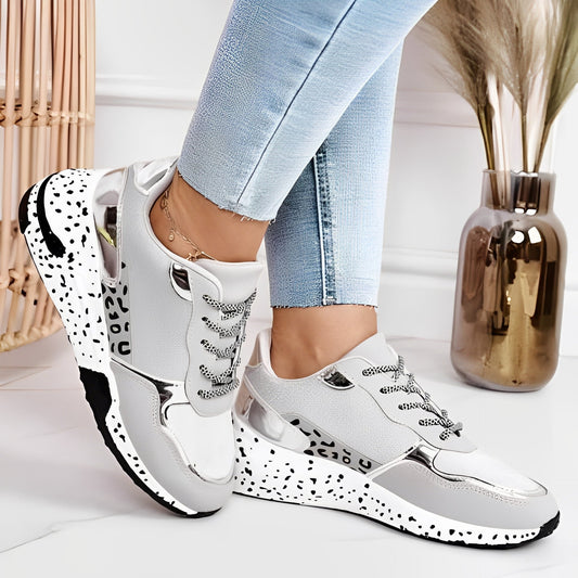 Penelope - Komfortable sneakers med kilehæl for damer