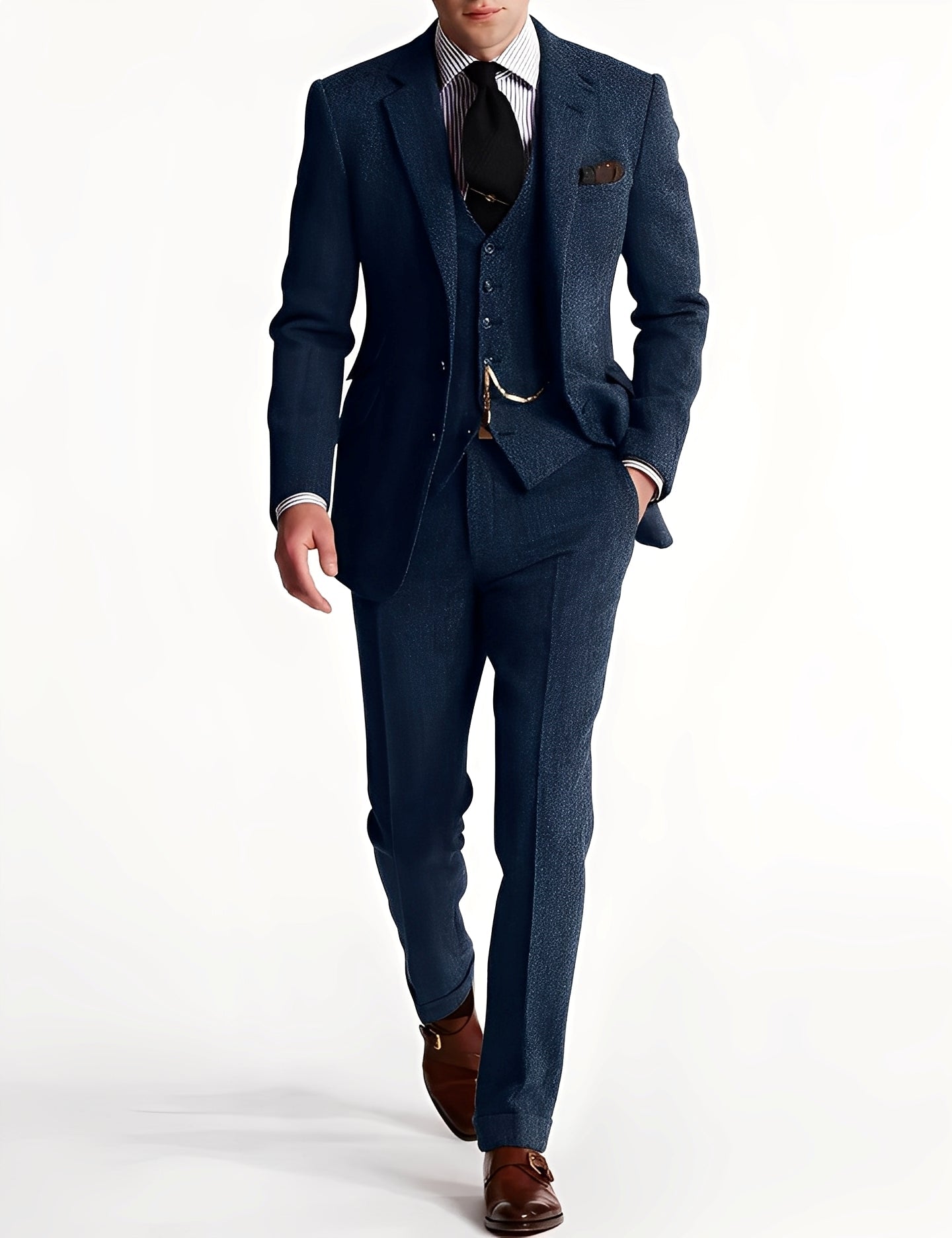 Desmond - Formell tredelt tweed-smoking for herrer