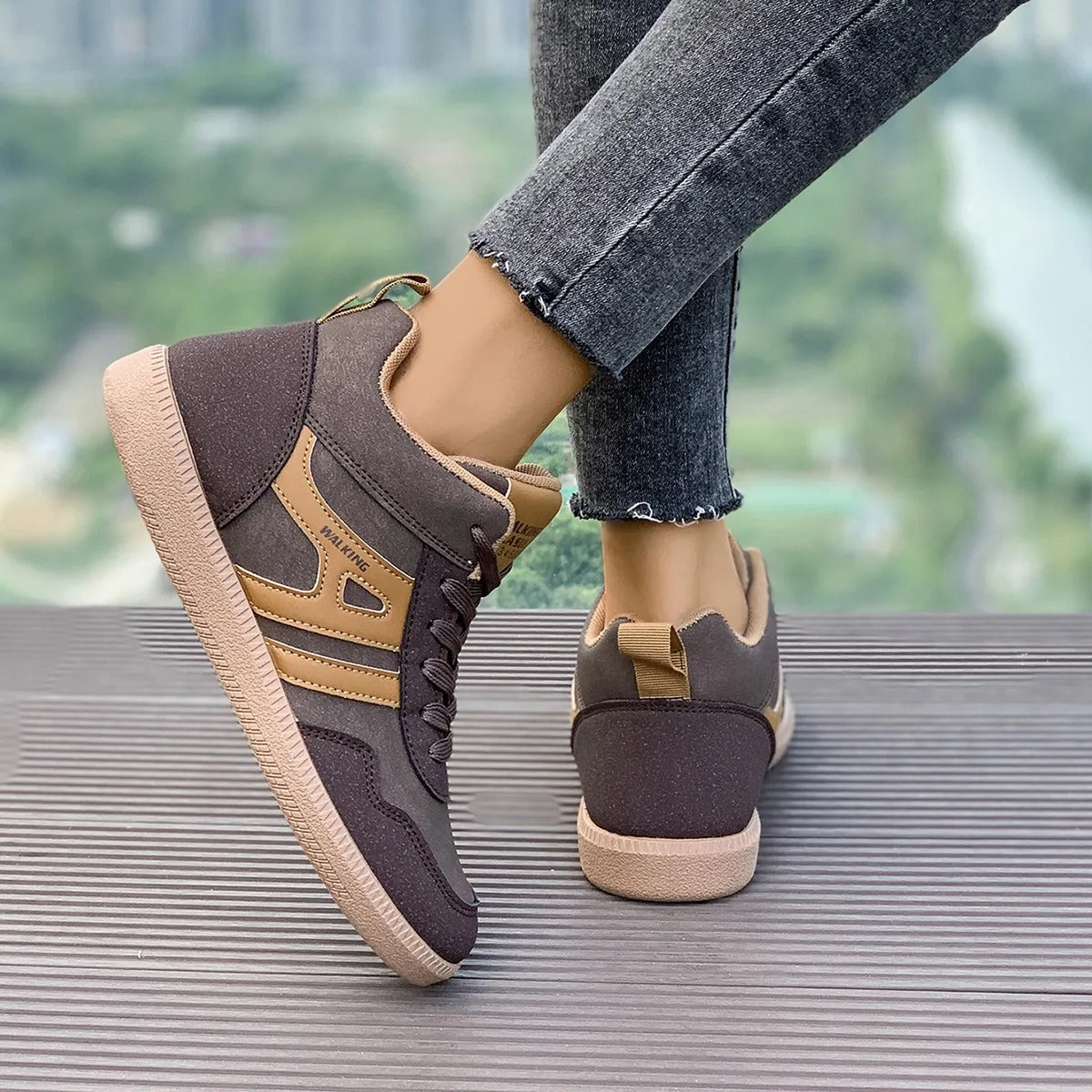 Griselda - Stilige flate sneakers for damer