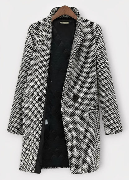 Pamelia - Moderne lang frakk for damer