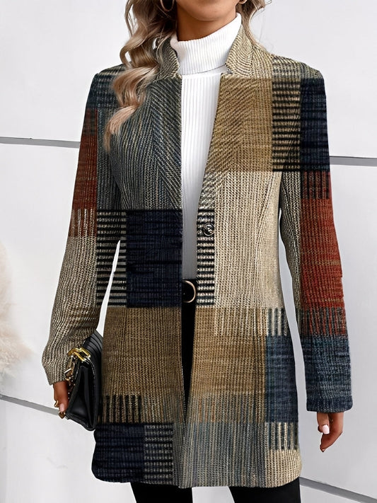 Tiffany - Elegant, lang formell blazer for damer