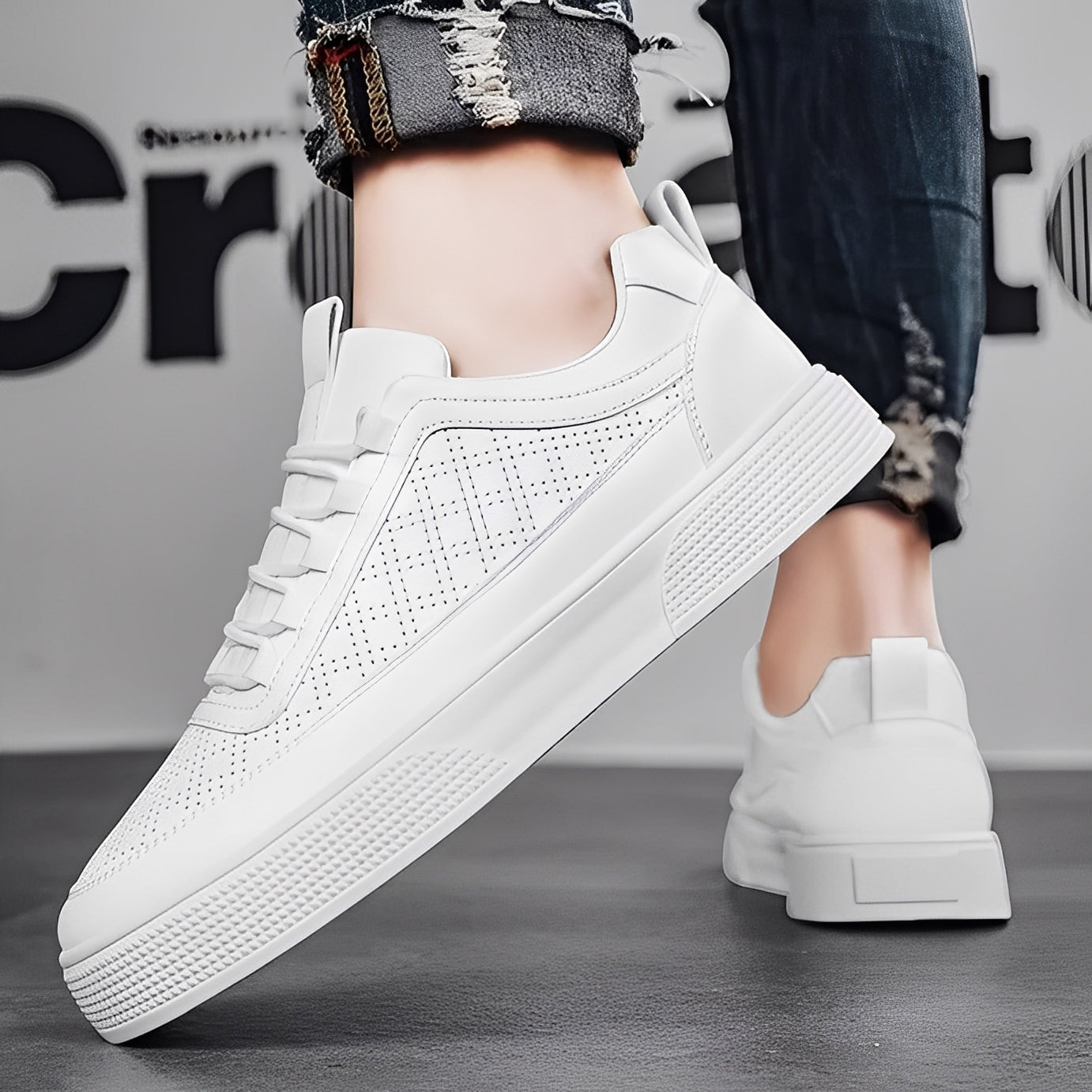 Dennis - Latsige, atmungsaktive Sneakers for Herrer