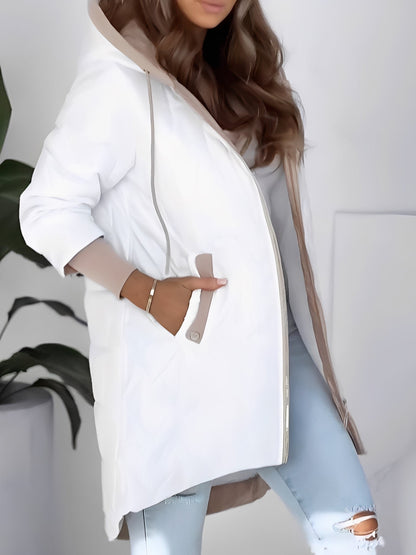 Sharla - Moteriktig varm kåpe med hette for damer