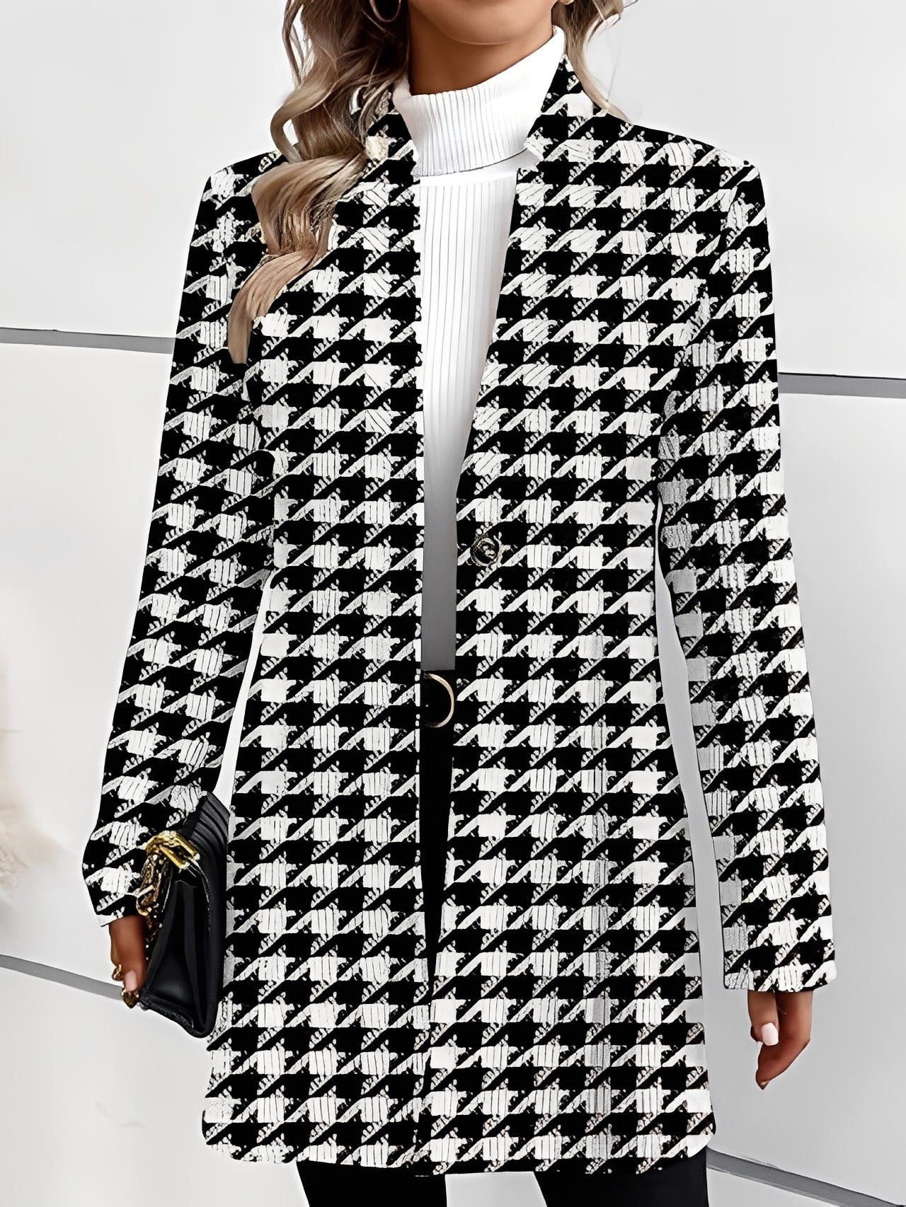 Tiffany - Elegant, lang formell blazer for damer