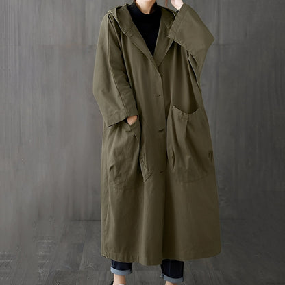 Myranda - Moderne trenchcoat med lommer for damer