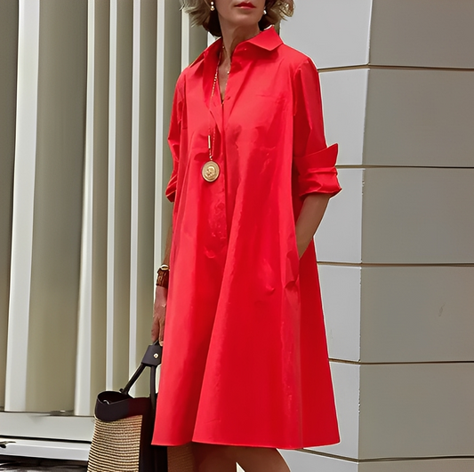 Maeva – Moderne Skjortekjole for Kvinner