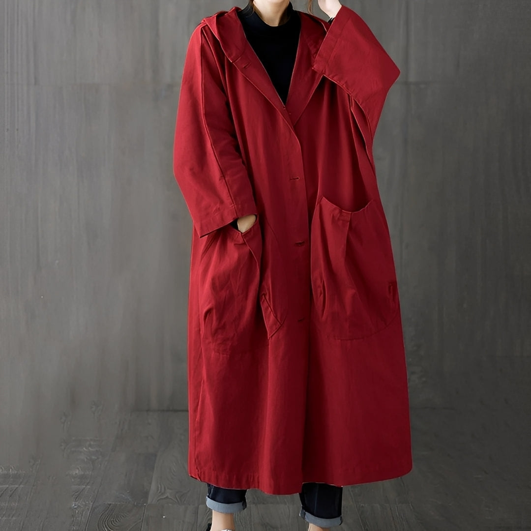 Myranda - Moderne trenchcoat med lommer for damer