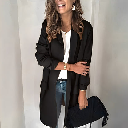 Georgina - Elegant lang blazer for damer