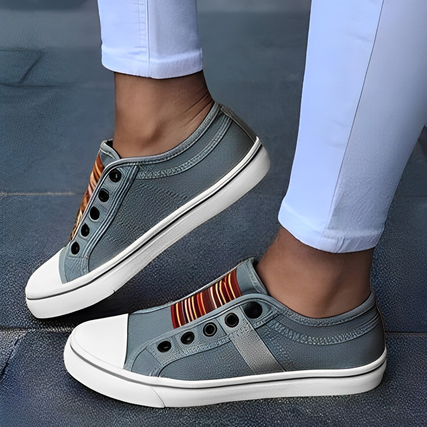 Delphia - Tilfeldige Canvas-sko for damer