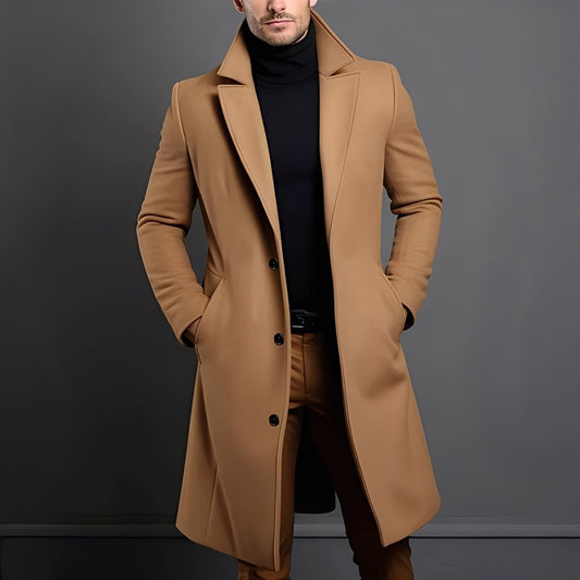 Tucker - Elegant ull-trenchcoat for herrer