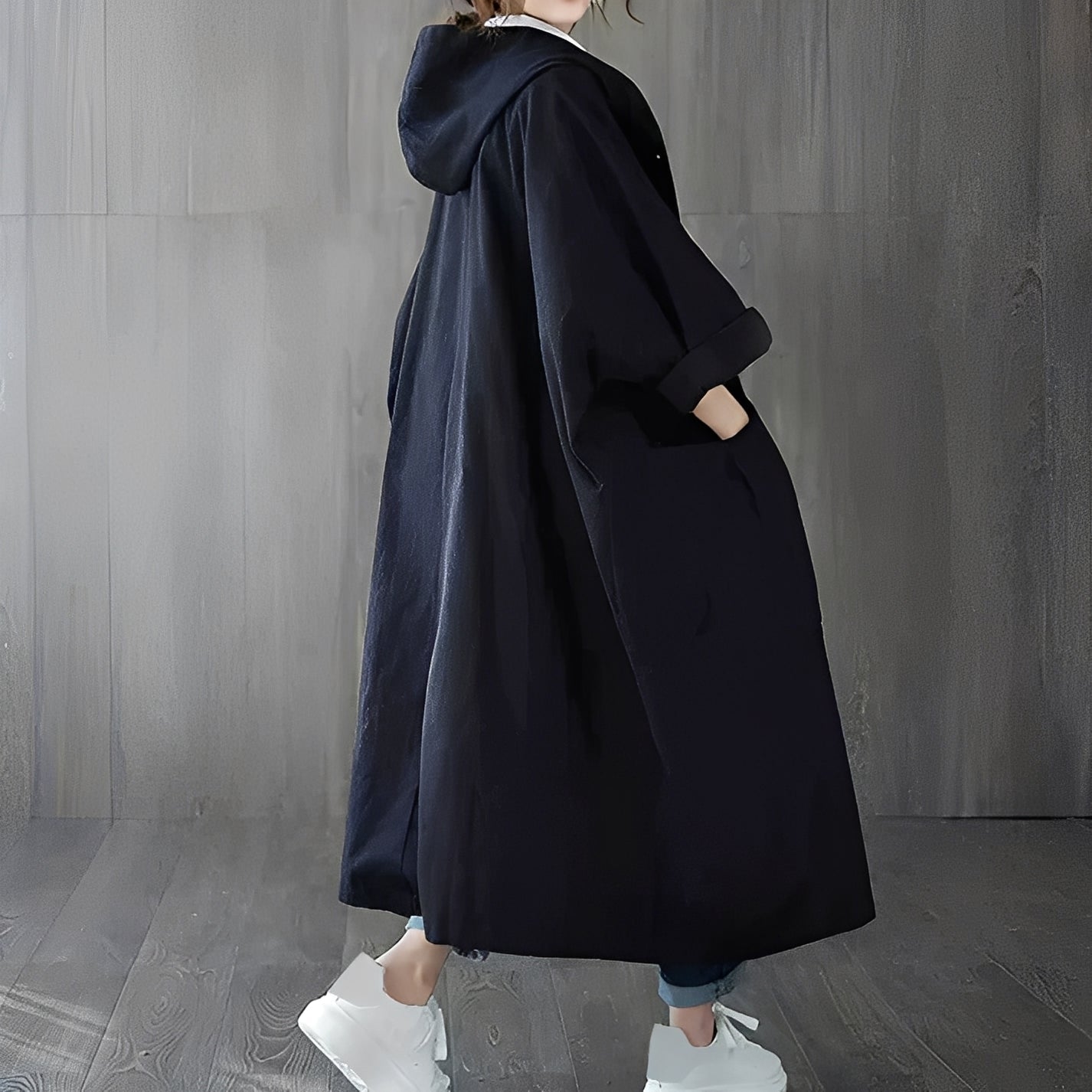 Myranda - Moderne trenchcoat med lommer for damer
