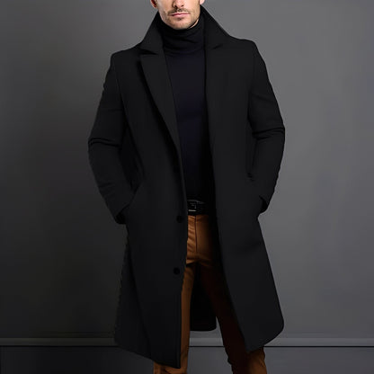Tucker - Elegant ull-trenchcoat for herrer